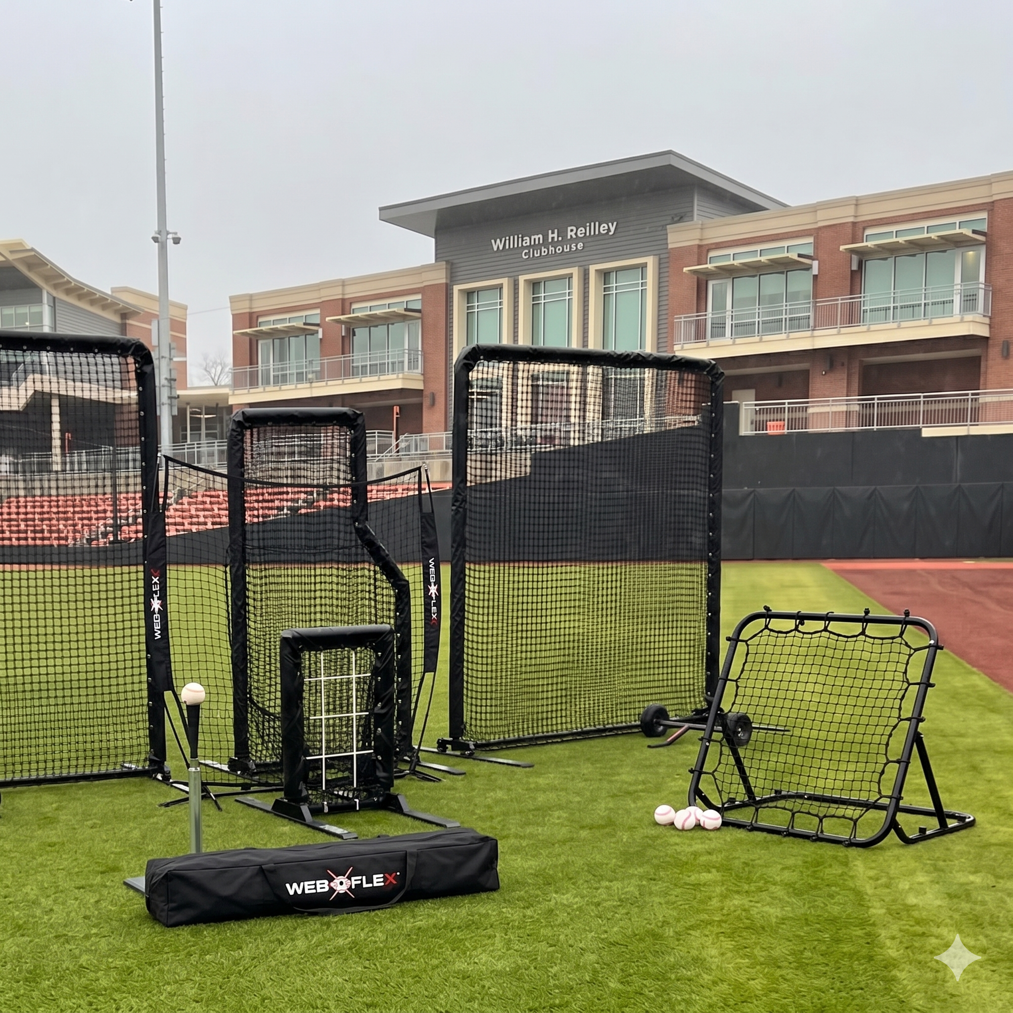 Web Flex Sports Pro Series and Spider Series Screens, Rebounder, and Tee