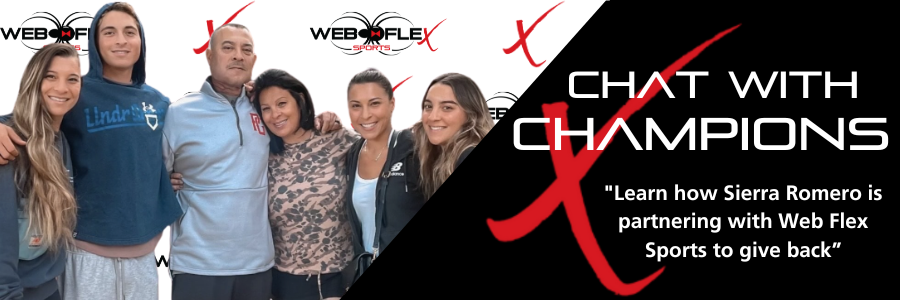 Chat with Champions: Sierra Romero Partners with Web Flex Sports for a Cause