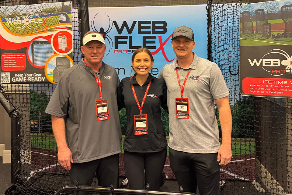Tanner Ring and Elliott Sampley, with Nicole “Sis” Bates