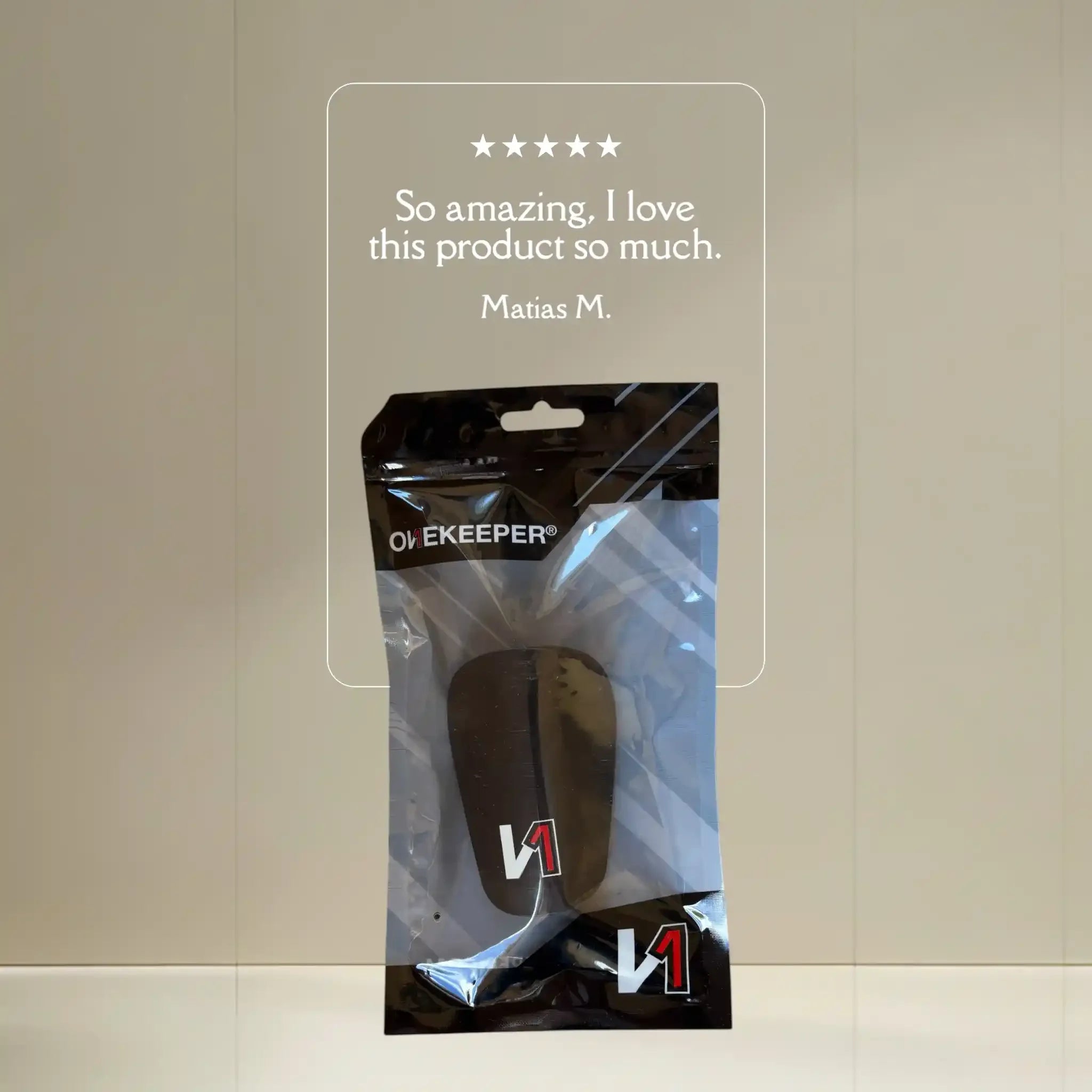 ONEKEEPER Ultra-Lightweight Black Mini Shin Guards – Tiny Shin Pads, Minimal Bulk