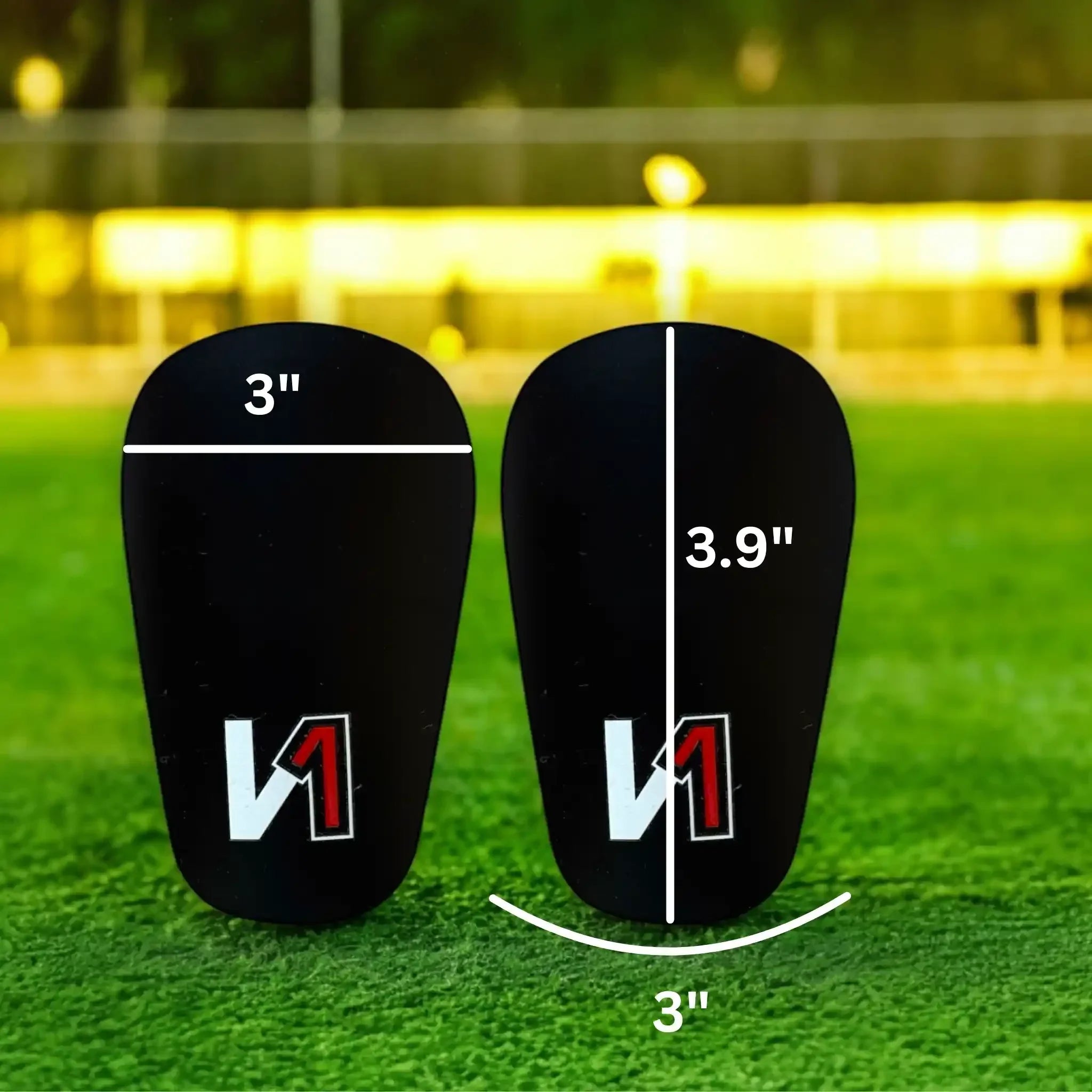 ONEKEEPER Ultra-Lightweight Black Mini Shin Guards – Tiny Shin Pads, Minimal Bulk