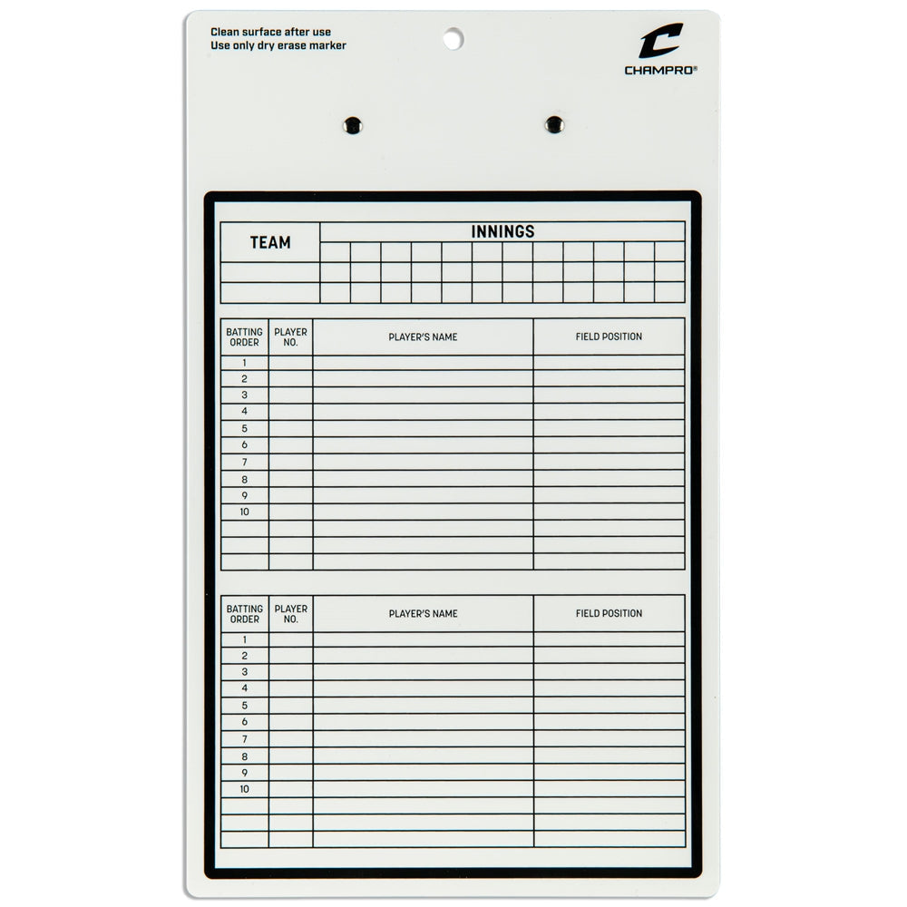 BASEBALL/SOFTBALL COACHES BOARD