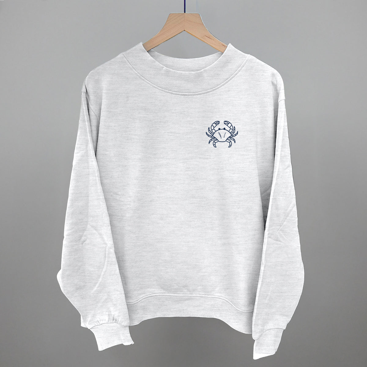 Crab Doodle (Navy Blue) (Left Chest)