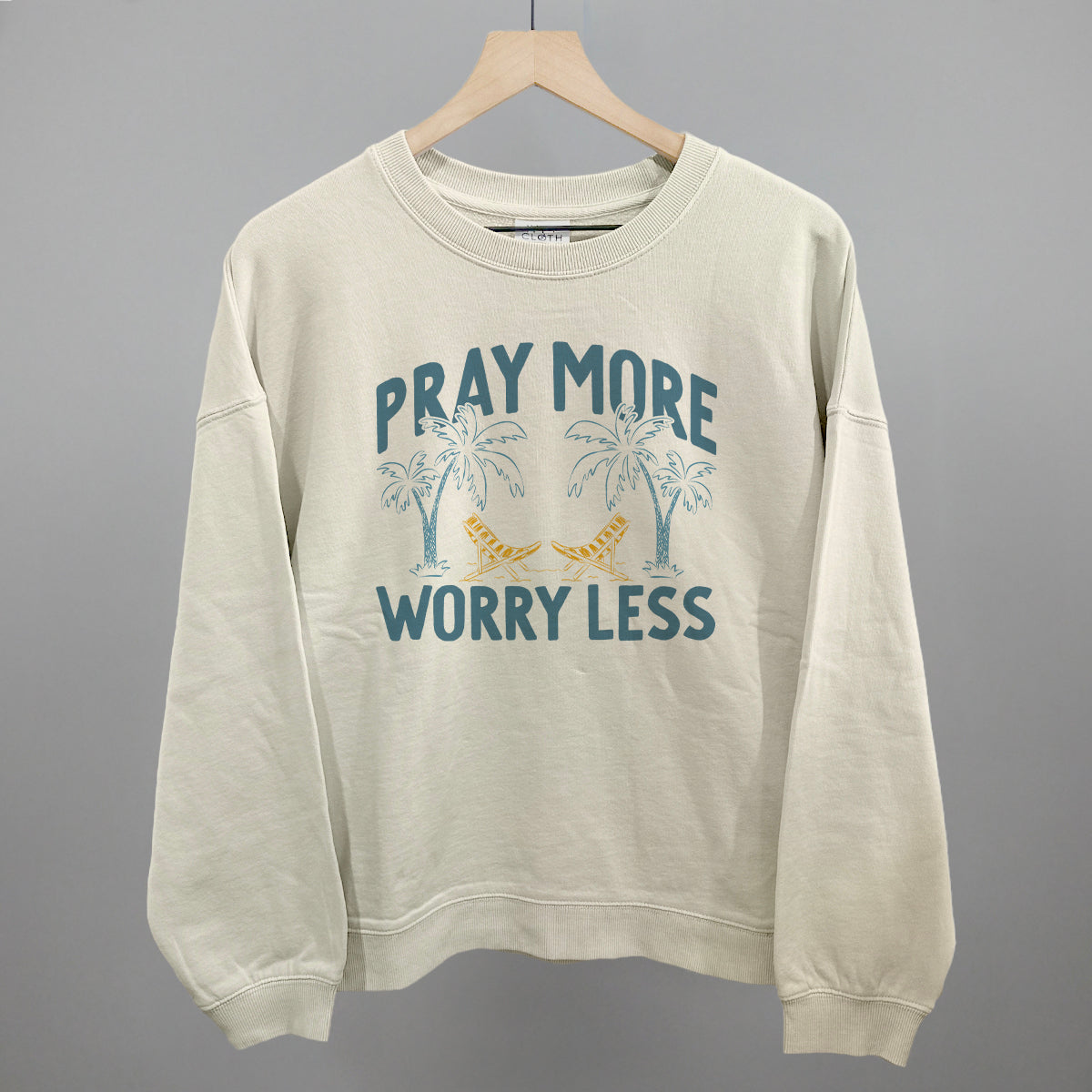 Pray More Worry Less Palm Trees