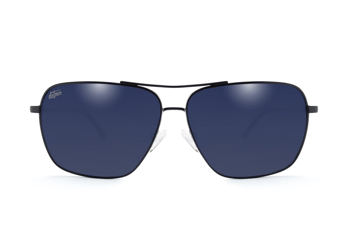 Coastal - Matte Black - Blue Gradient Polarized