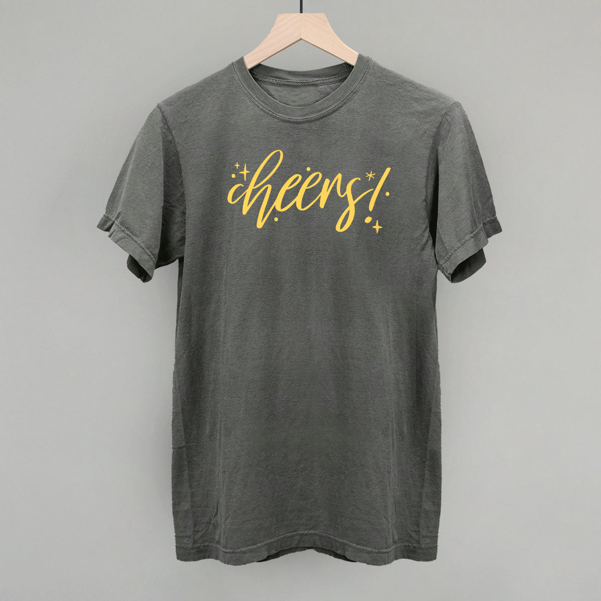 Cheers Gold Script + Sparkles