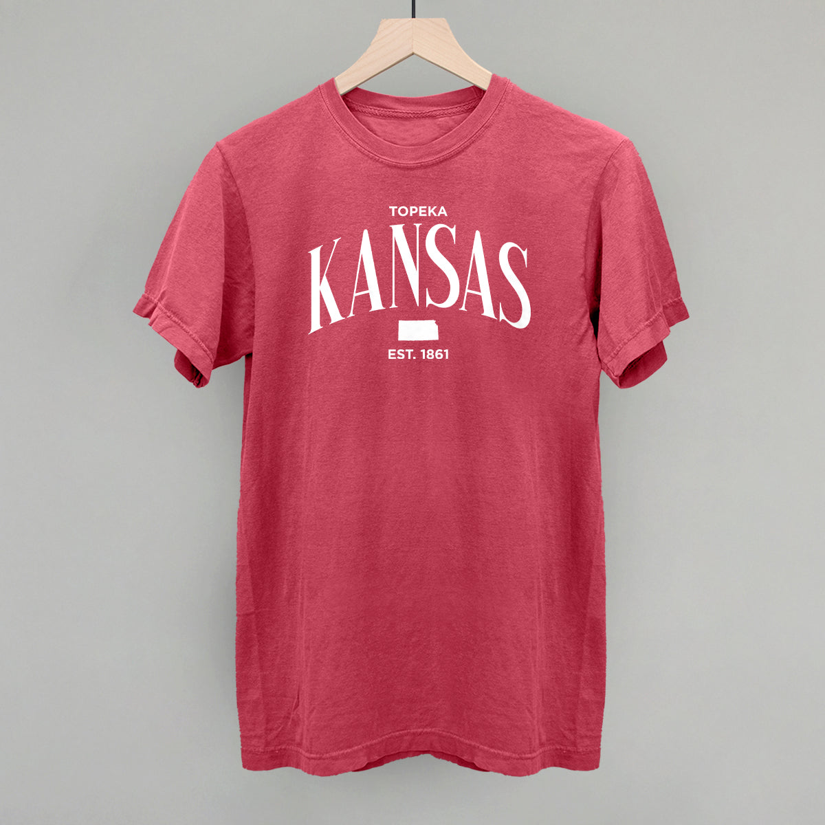 Kansas Est. 1861 (White)