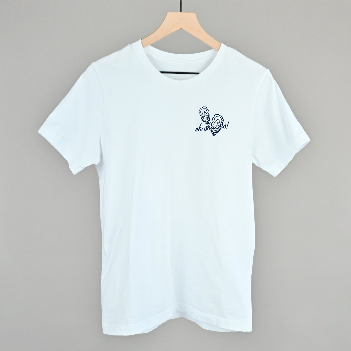 Oh Shucks Oysters (Navy Blue) (Left Chest)