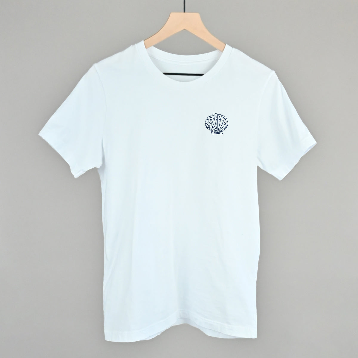 Speckled Seashell (Navy Blue) (Left Chest)
