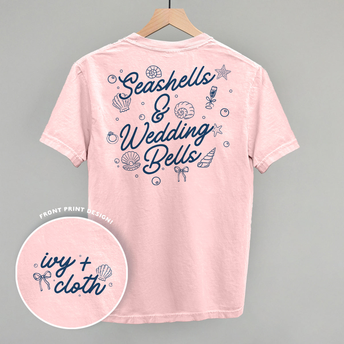 Seashells & Wedding Bells (Back Print)