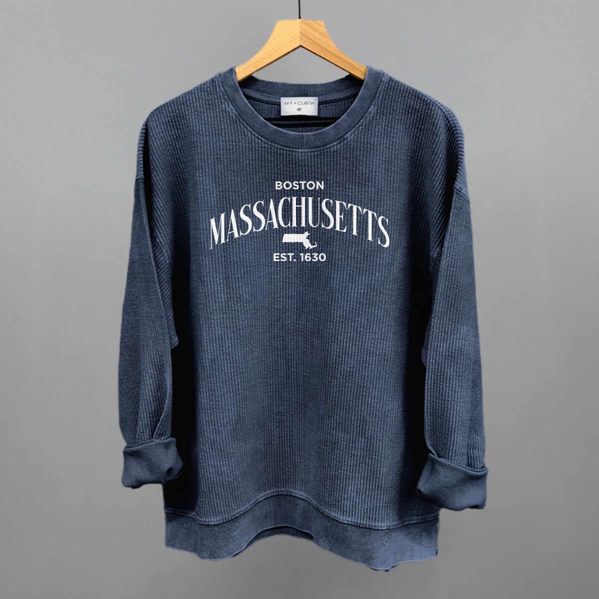 Massachusetts Est. 1630 (White)