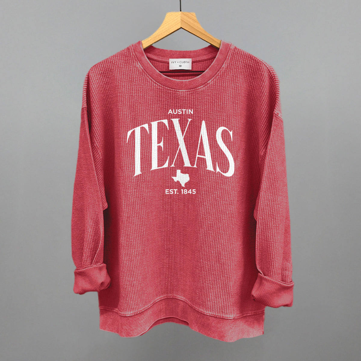 Texas Est. 1845 (White)
