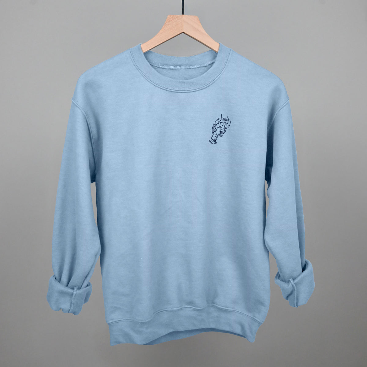 Lobster Doodle (Navy Blue) (Left Chest)