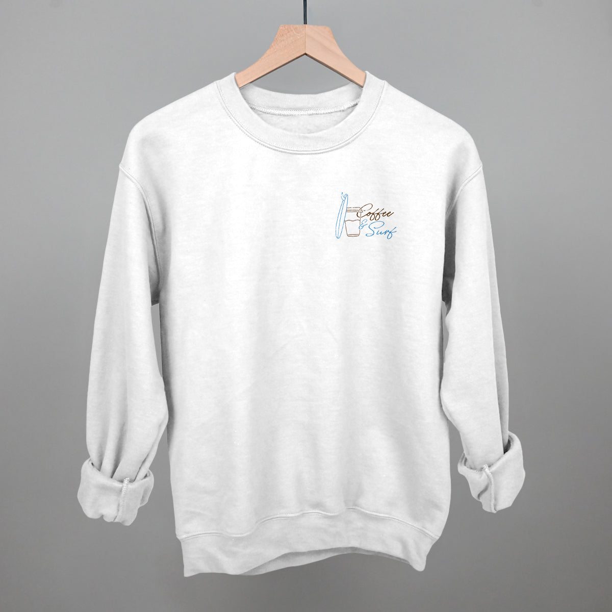 Coffee & Surf (Left Chest)