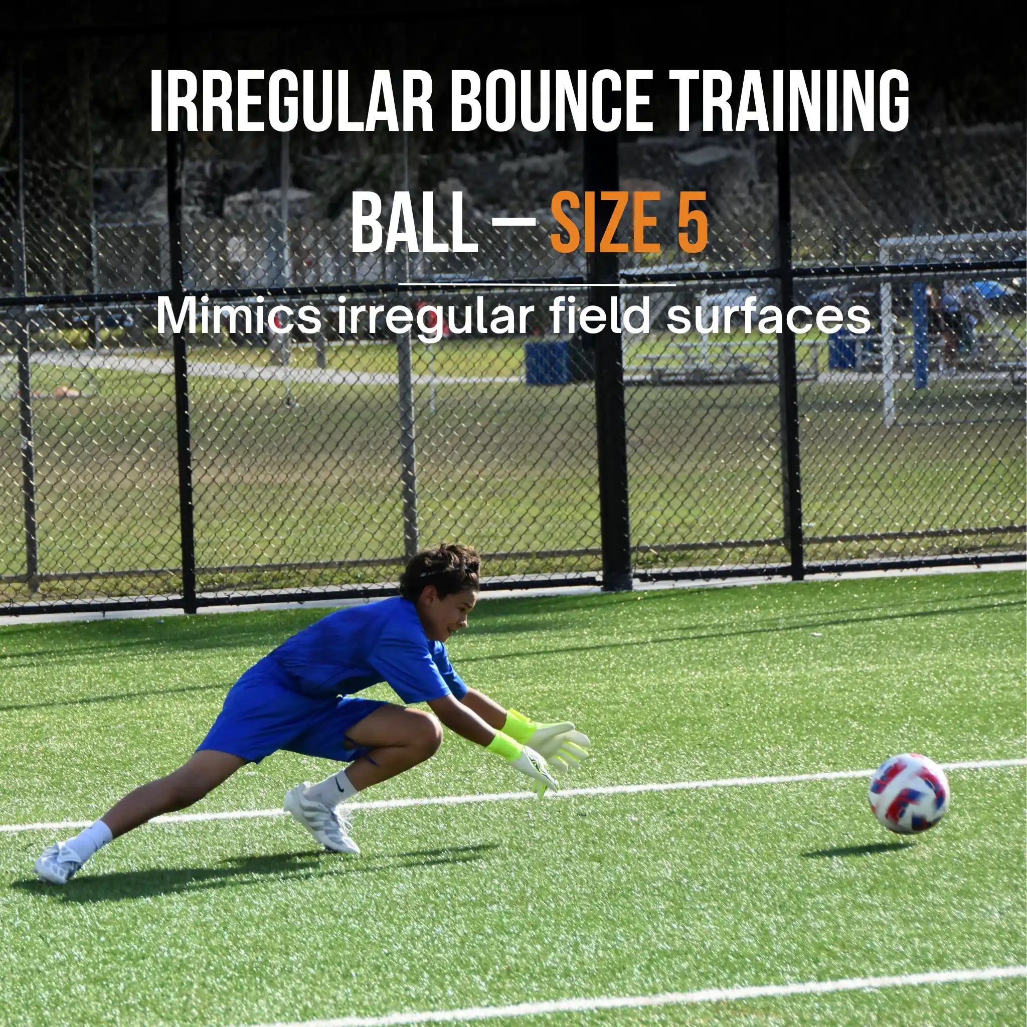 ONEKEEPER Irregular Soccer Ball – Size 5 Training Ball