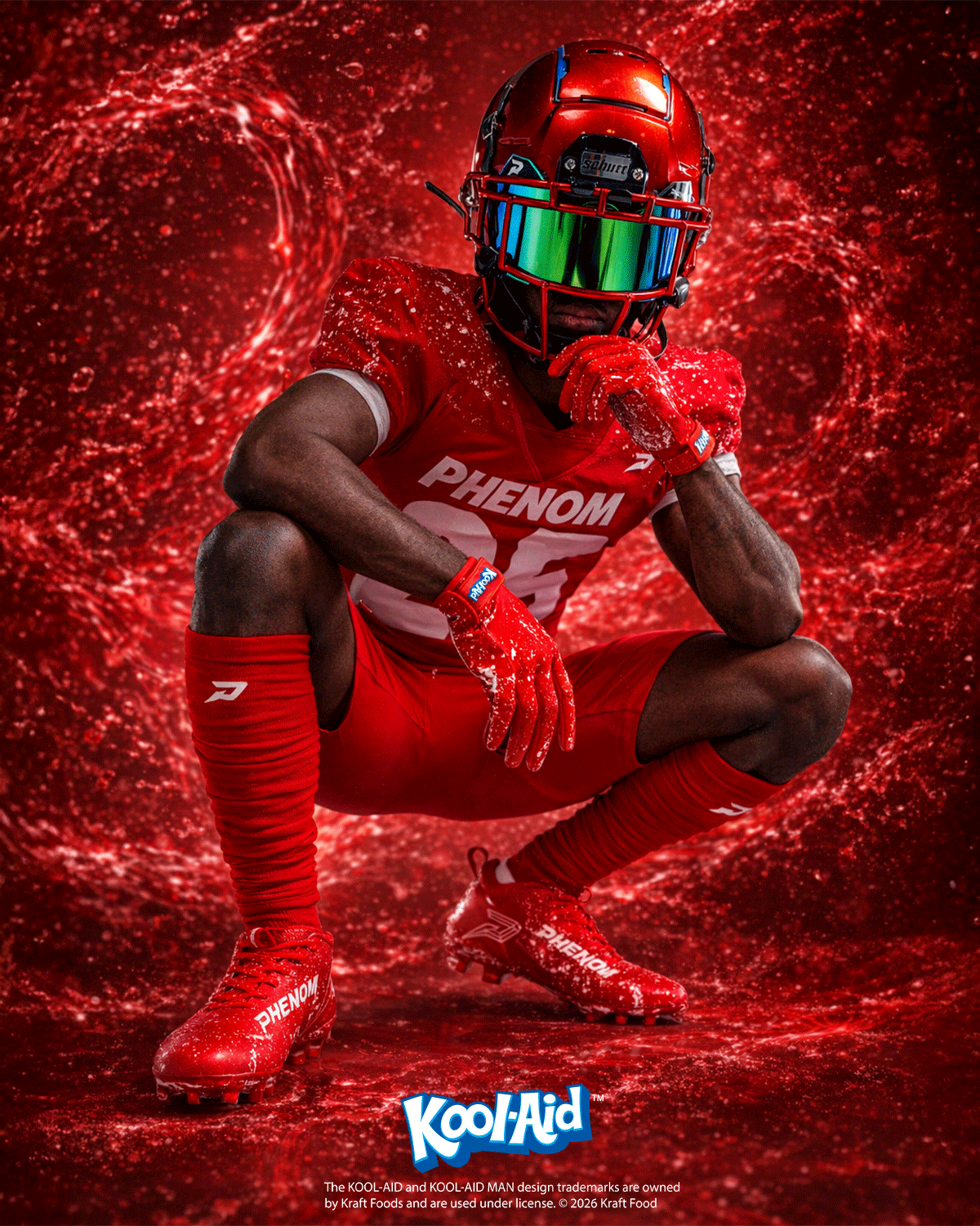 Kool-Aid 'Cherry' Cleats — Quantum Speed by Phenom Elite