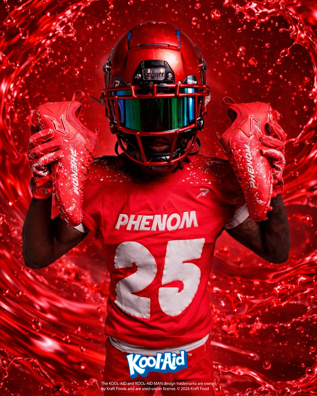 Kool-Aid 'Cherry' Cleats — Quantum Speed by Phenom Elite