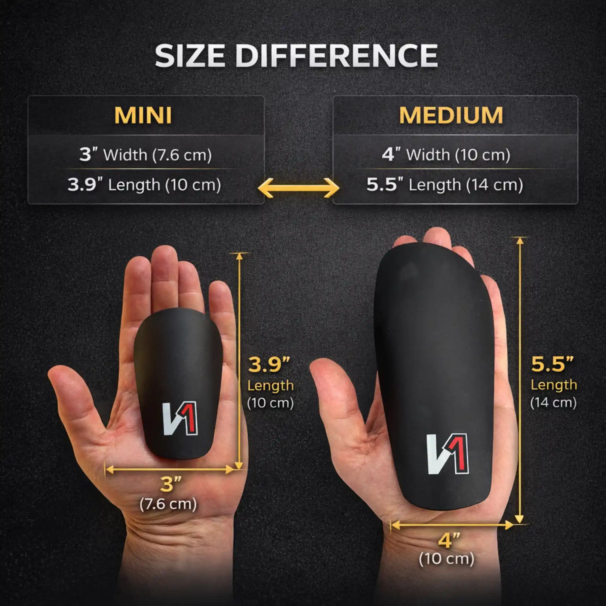 Medium Shin Guards — Lightweight Soccer Protection