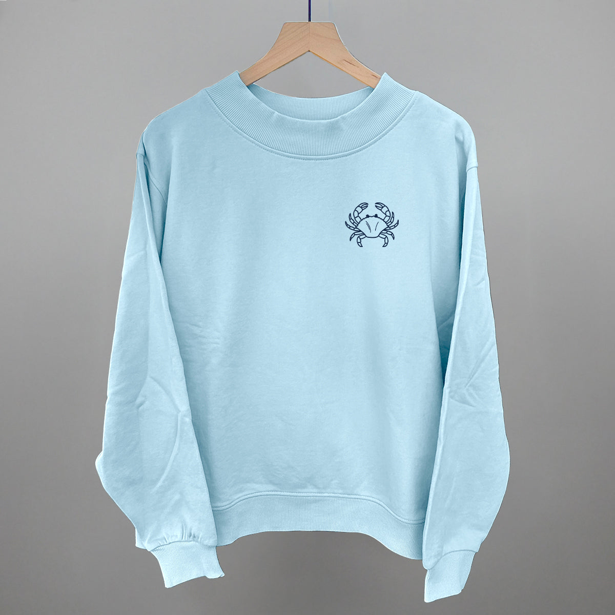 Crab Doodle (Navy Blue) (Left Chest)