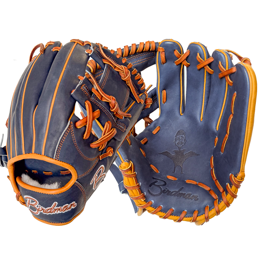 Birdman 11.5" Navy and Tan Iconic Series Glove