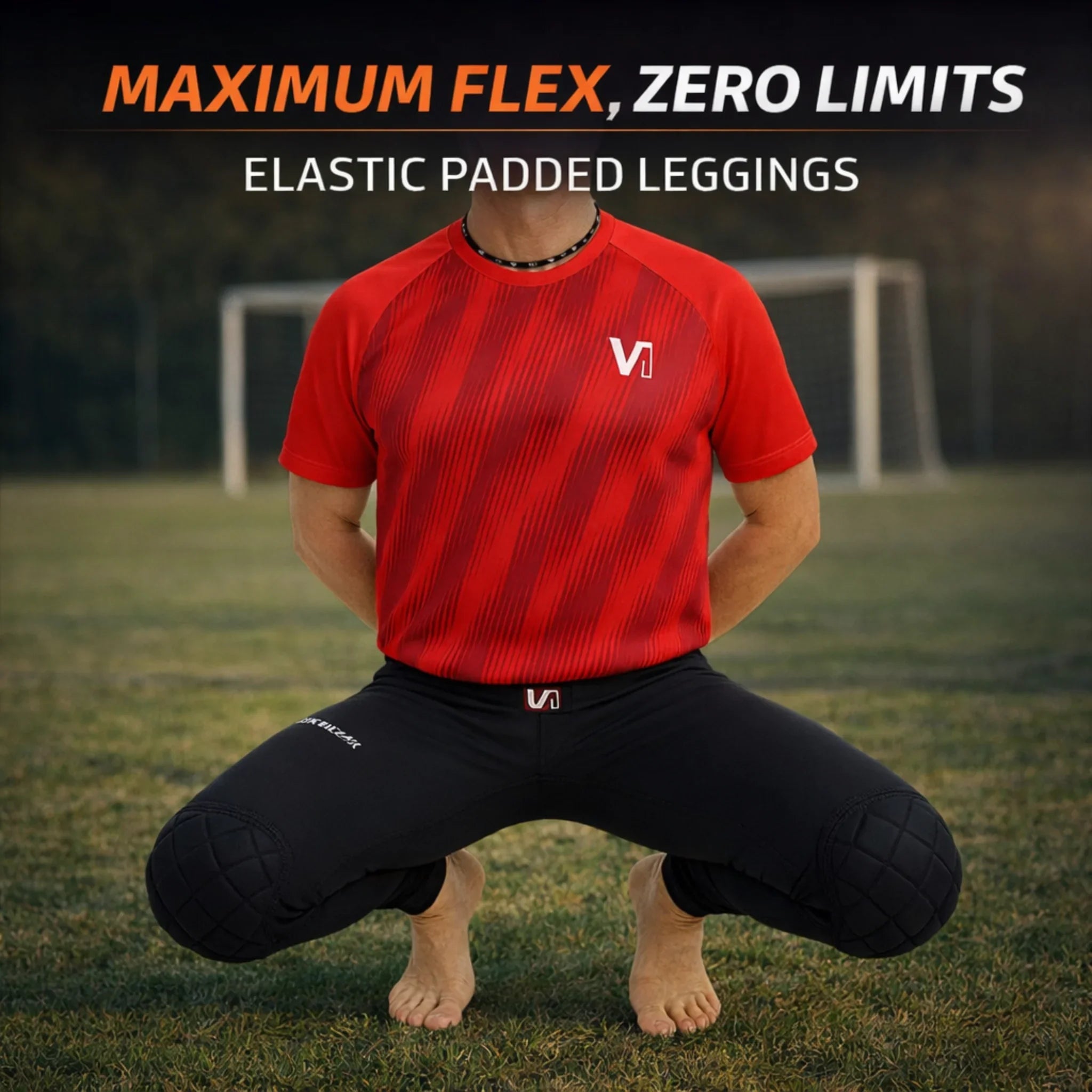 Goalkeeper Padded Leggings with Hip & Knee Protection