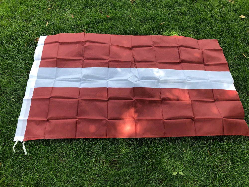SKY FLAG Latvia flag 90x150cm 3x5fts Super Poly football FLAG Polyester hanging Indoor Outdoor Flag for decoration