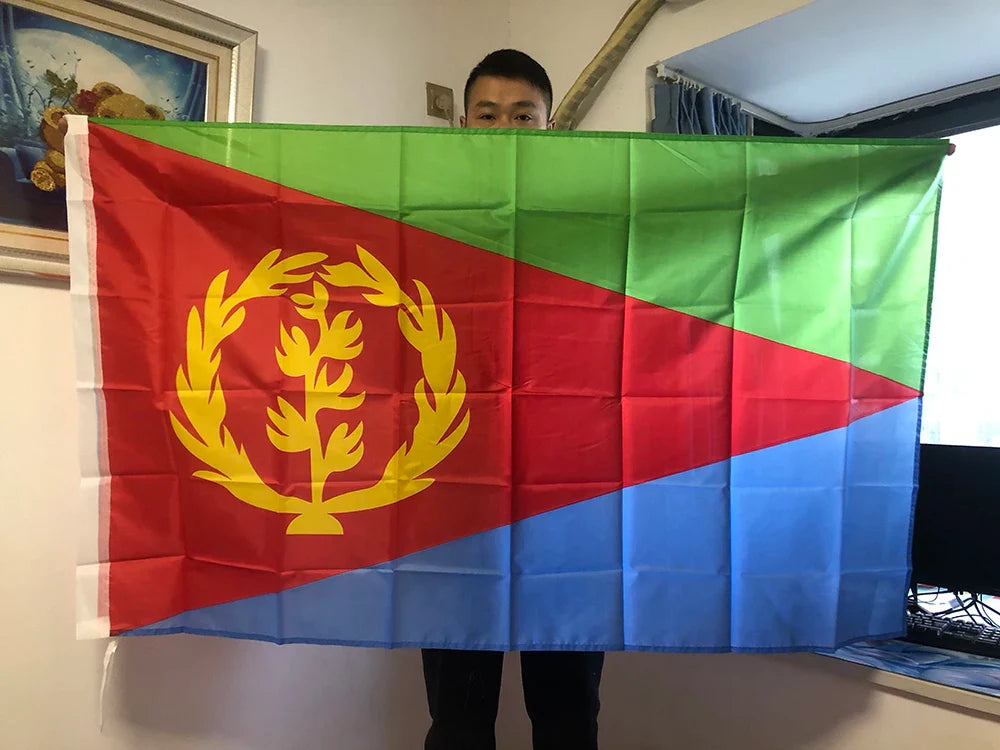 SKY FLAG Eritrea Flag 90x150cm high quality Polyester Hanging Eritrean National Flags banner for Decoration