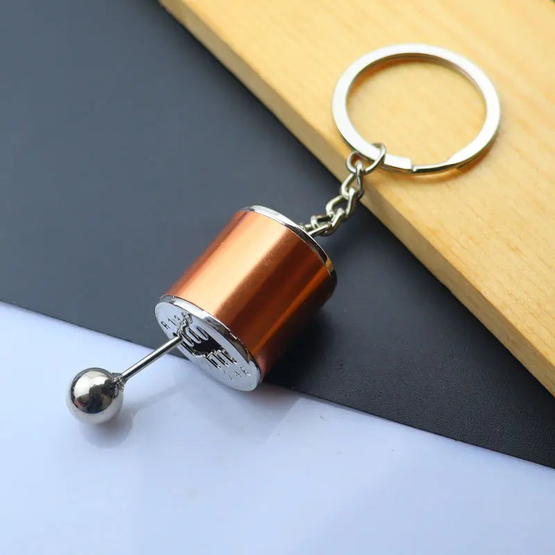 Creative Metal Mini Auto Parts Car Wheel Keychain Body Kit Enthusiast Keyring Accessories Key Ring Chain for Men Woman Gift