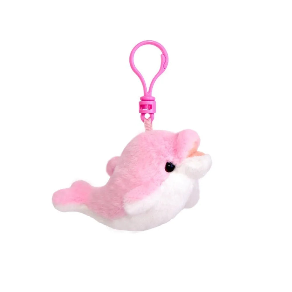 Sea Otter Aquarium Plushies Pendant Penguin Orca Killer Whale Plush Keyring Dolphin Beluga Whale Polar Bear Keychain Bag Hanging
