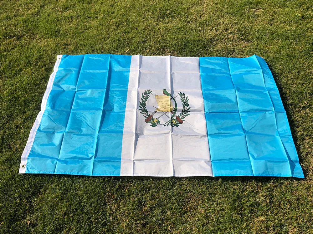 SKY FLAG free shipping 90x150cm Guatemala flag 3x5 Feet Super Poly football FLAG Indoor Outdoor Polyester hanging Flag