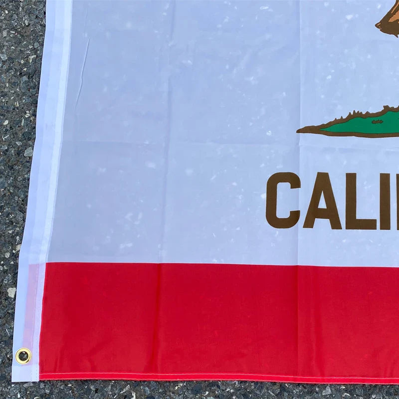 aerxemrbrae California State Flag 90x150cm American Flag material Polyester usa Flag