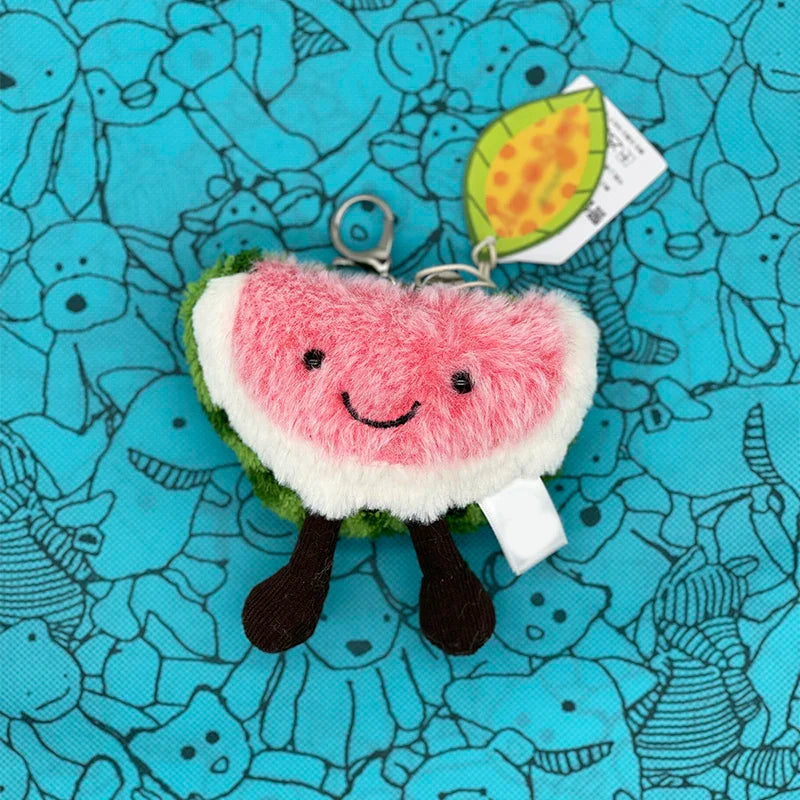 Golf Ball Plush Keychain, Jellyfish Keychain, Macaron Plush Toy, Cherry, Black Storm Cloud Plush JC Bag Charm