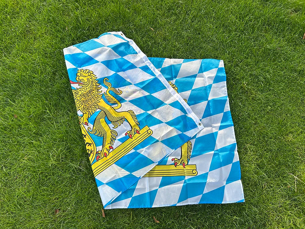 SKY FLAG German Bavaria Flag Germany Deutschland 90x150cm Polyester Printed Bayern Bavarian Flags Banners For Decoration