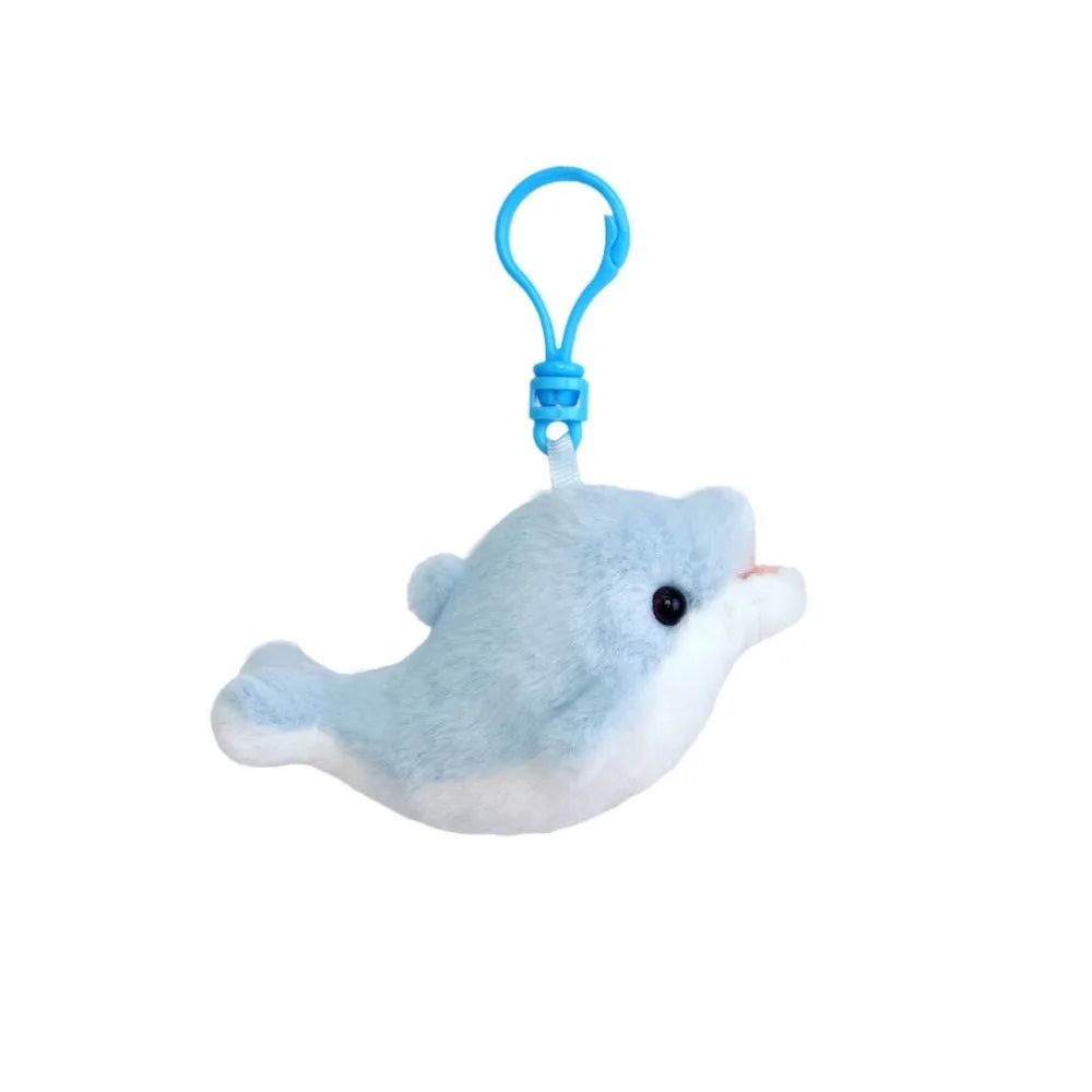 Sea Otter Aquarium Plushies Pendant Penguin Orca Killer Whale Plush Keyring Dolphin Beluga Whale Polar Bear Keychain Bag Hanging