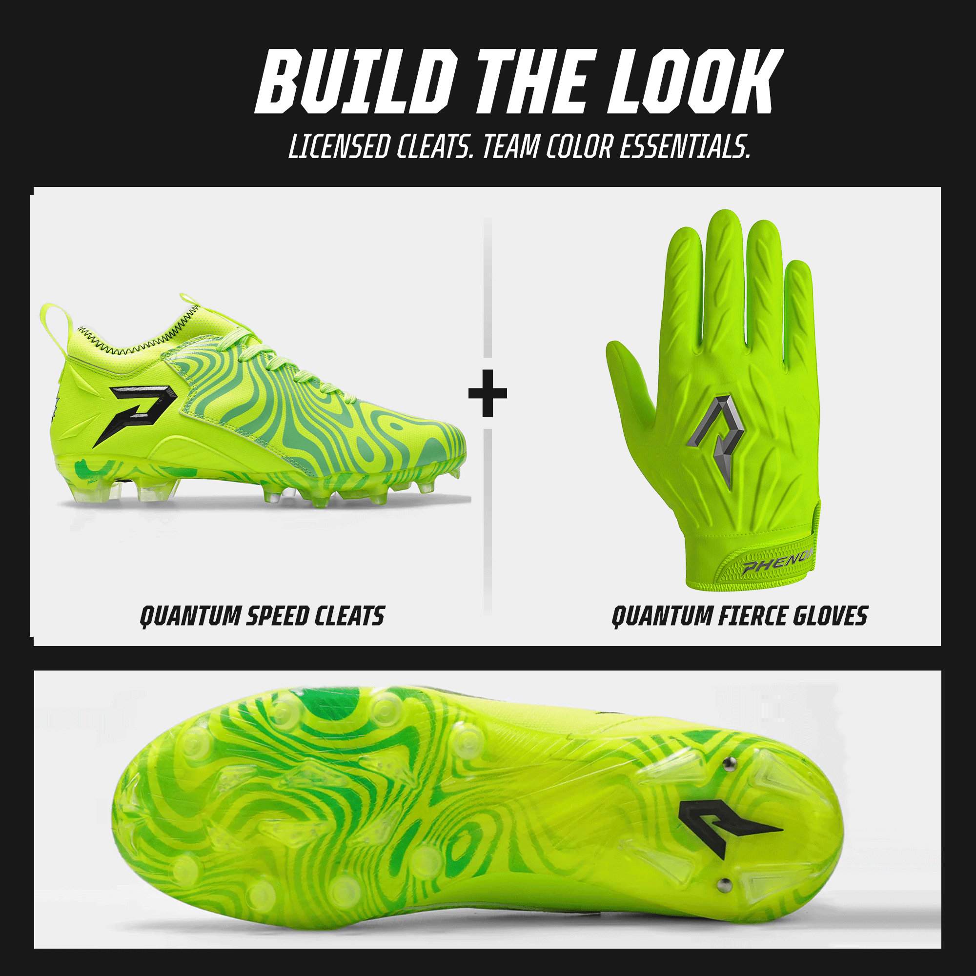 Phenom Elite Rick and Morty Cleats — Quantum Speed 2.0