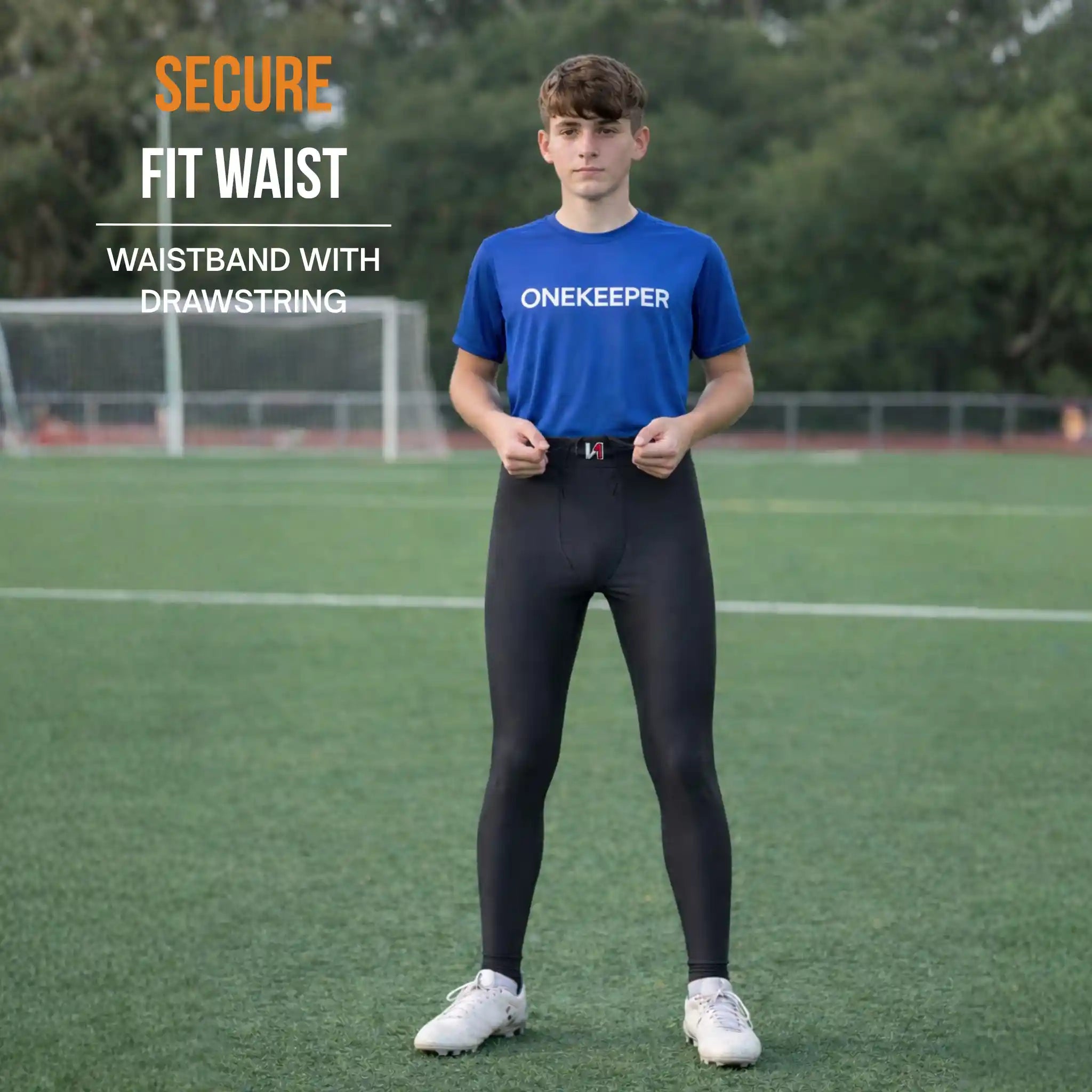 Goalkeeper Compression Leggings Black