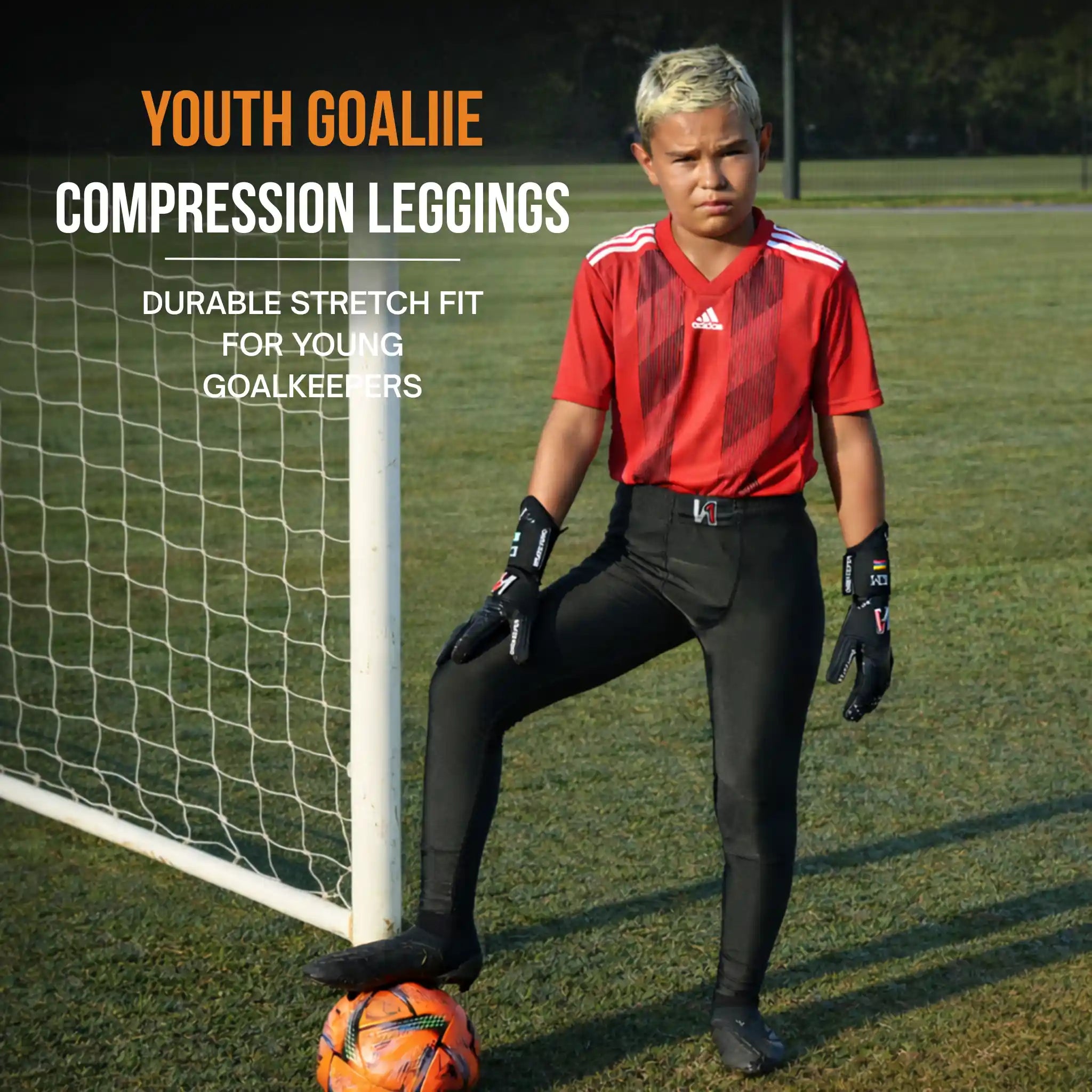 Goalkeeper Compression Leggings Black