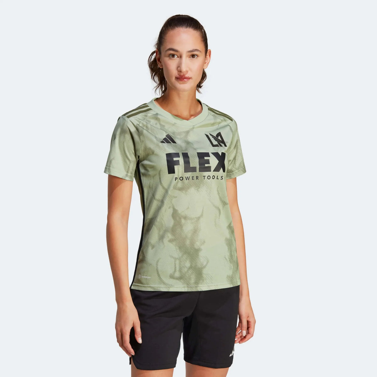 adidas 2023-24 LAFC Women's Away Jersey - Magic Lime-Tent Green
