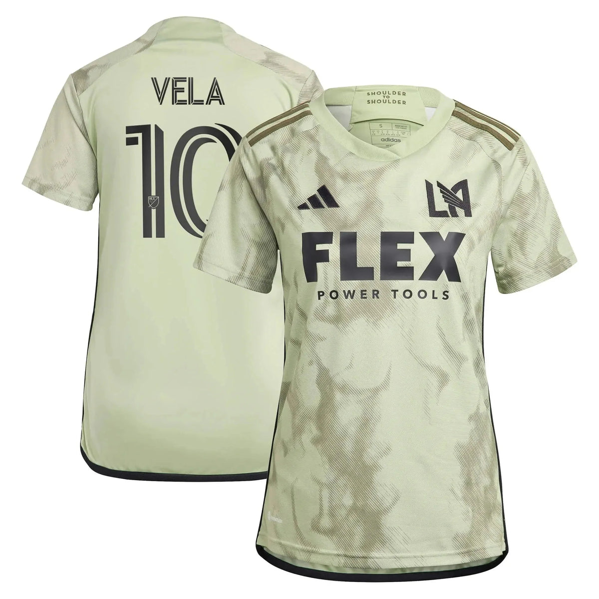 adidas 2023-24 LAFC Women's Away Jersey - Magic Lime-Tent Green