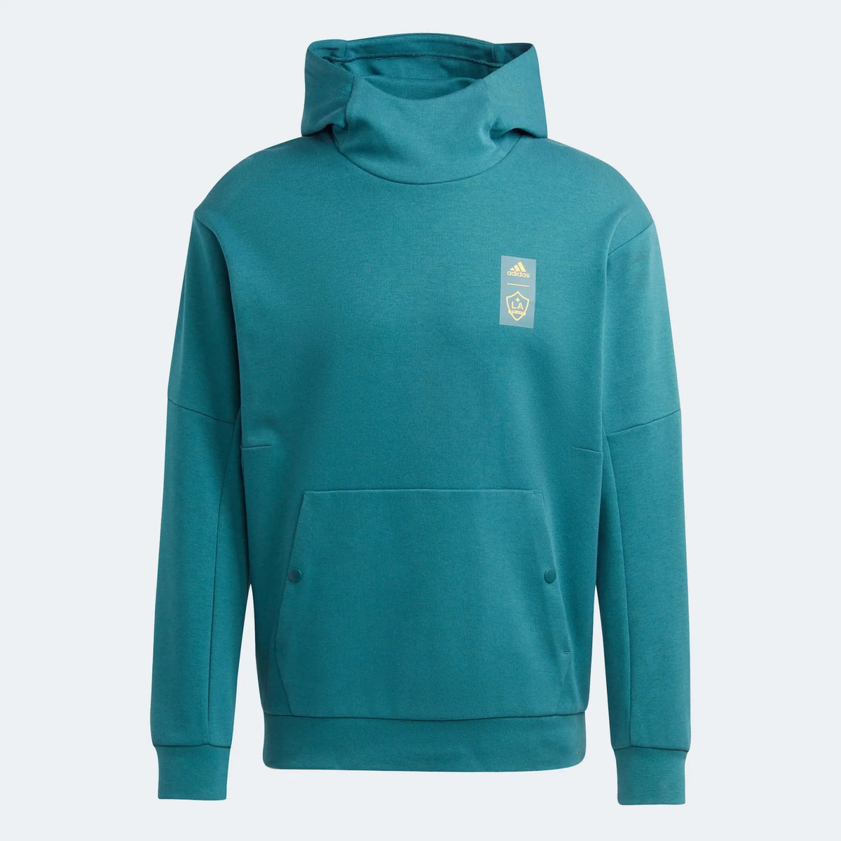 adidas 2023 LA Galaxy Travel Hoodie - Mystery Green