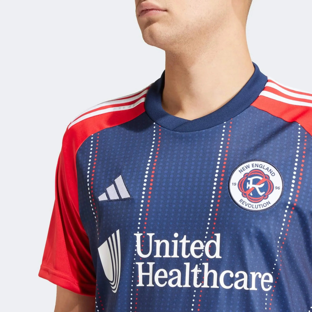 adidas 2024-25 New England Revolution Men's Stadium Home Jersey