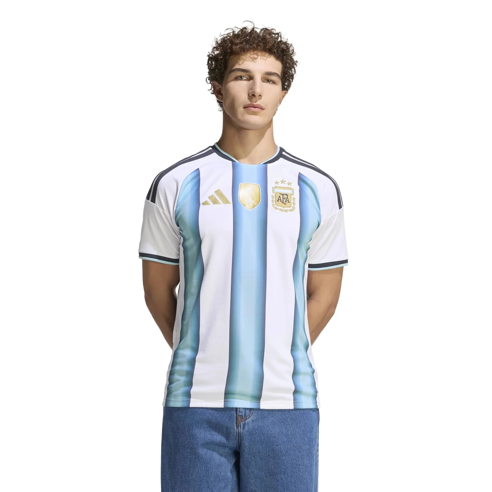 adidas 2026 Argentina Men's Stadium Home Soccer Jersey