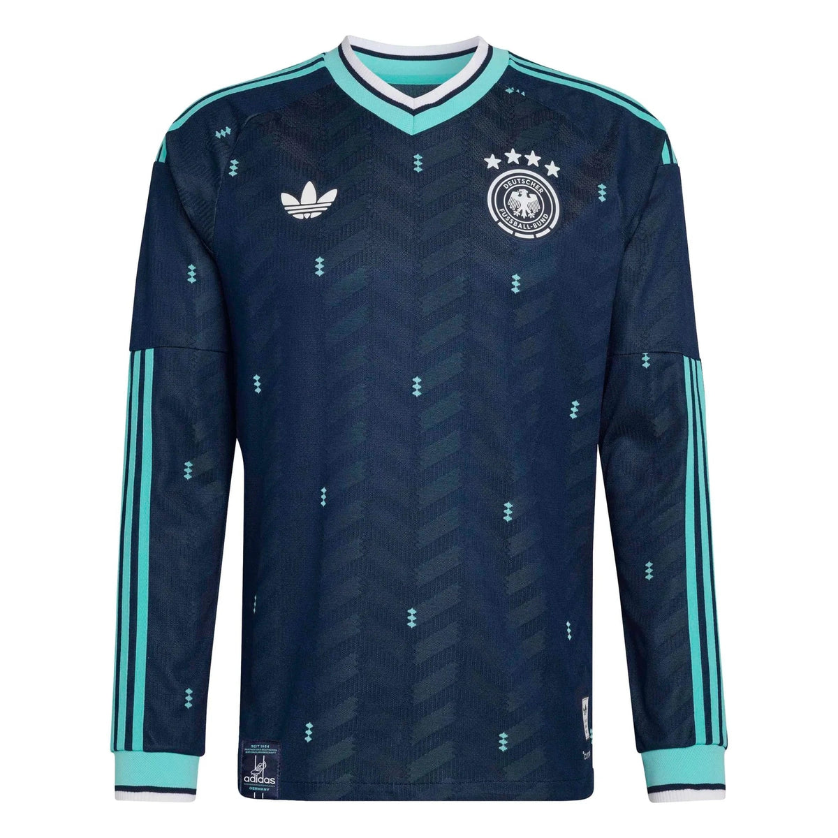 adidas 2026 Germany Men's Authentic Away Long-Sleeve Soccer Jersey