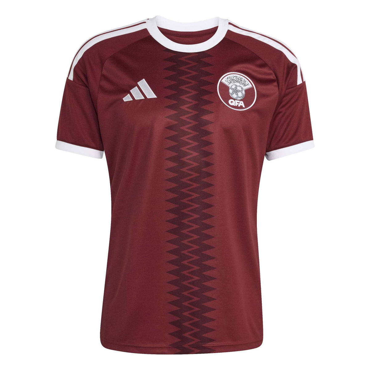 adidas 2026 Qatar Men's Stadium Home Soccer Jersey