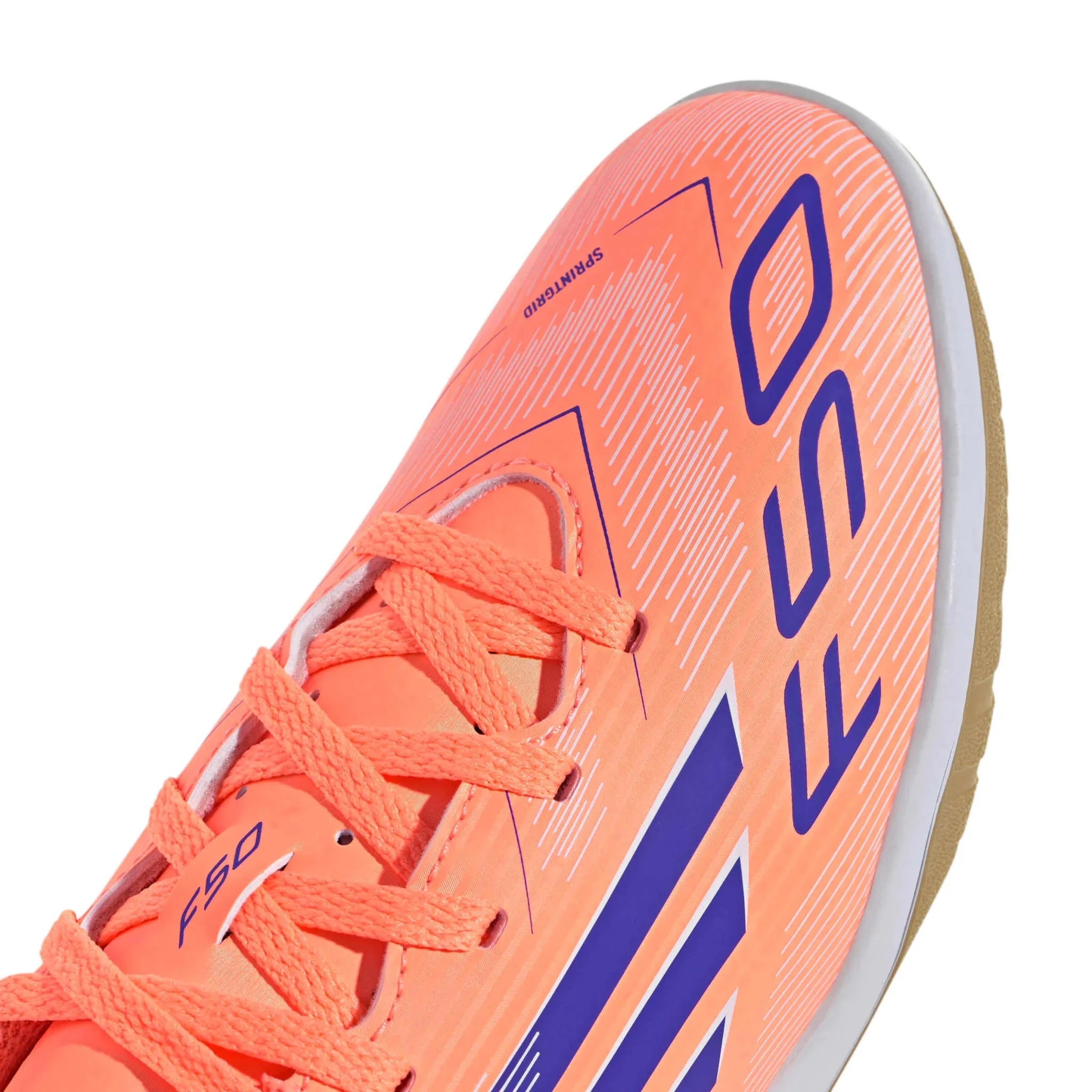 adidas Kids F50 Club Indoor Soccer Shoes - Coral Blaze Pack (FA25)
