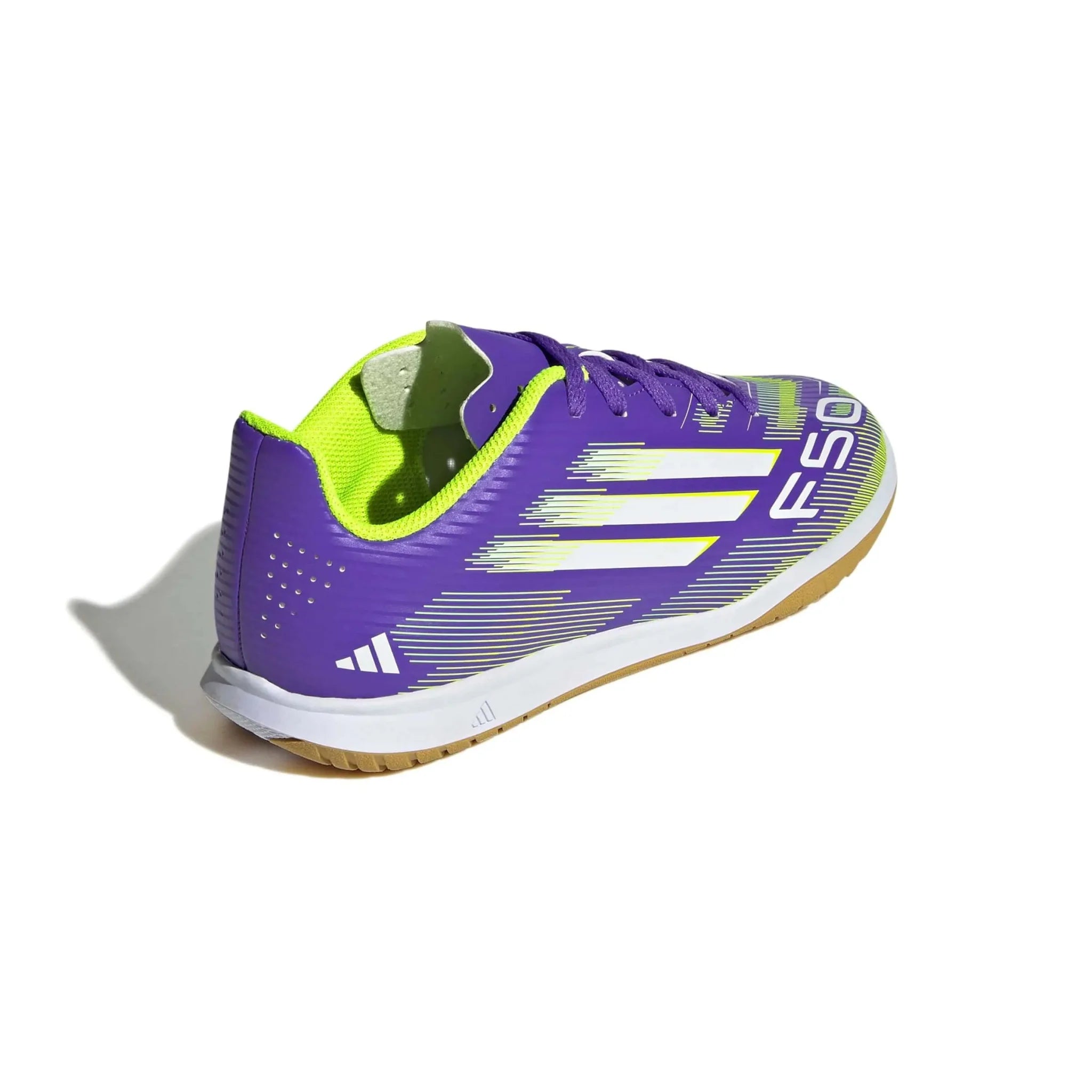 adidas Kid's F50 Club Indoor Soccer Shoes - Radiant Blaze Pack (FA25)