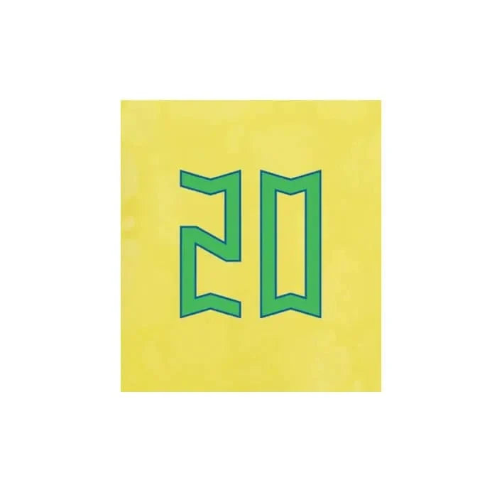 Brazil 2022-23 Home Vini JR #20 Youth Jersey Name Set