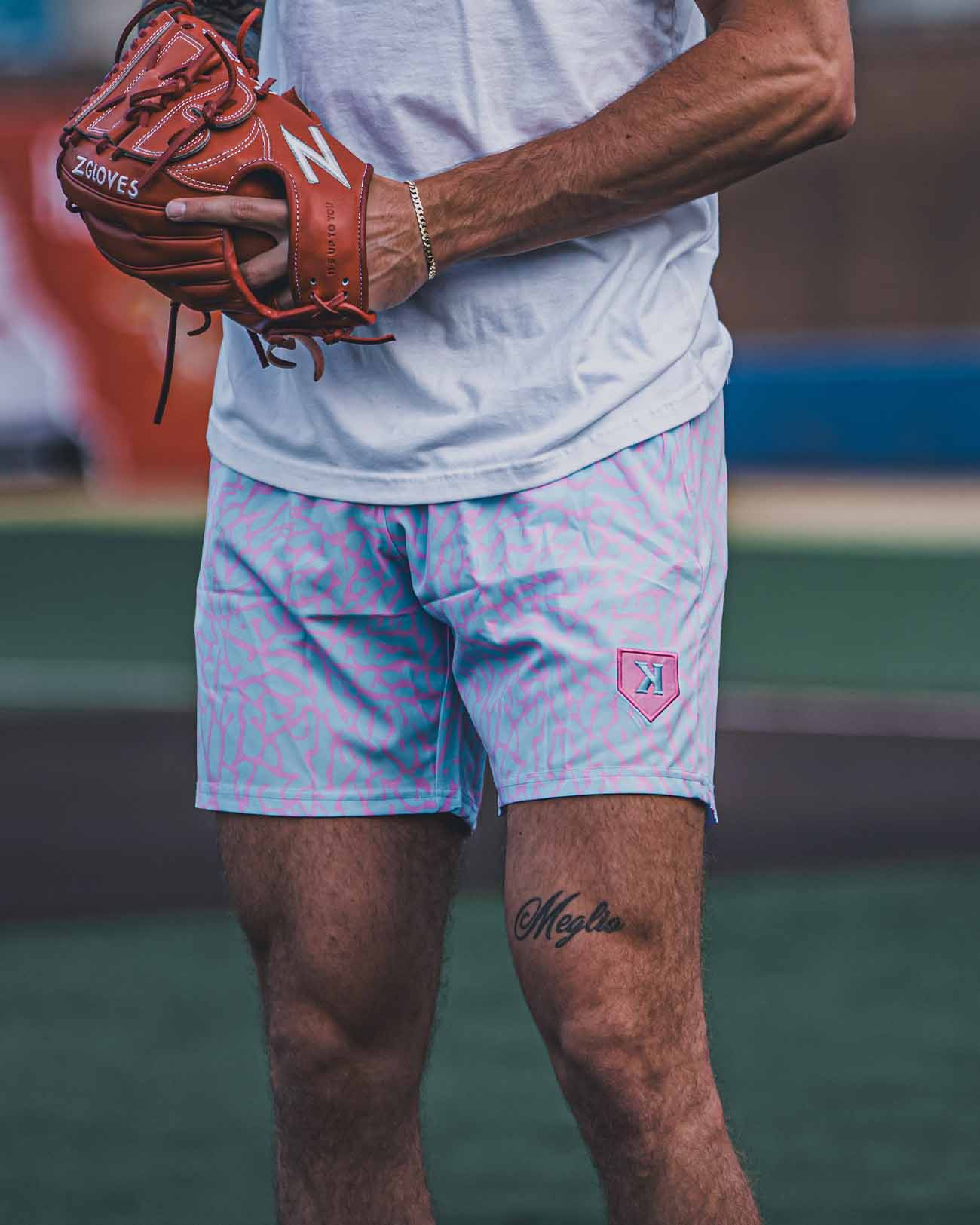 Cotton Candy Elephant Print Shorts