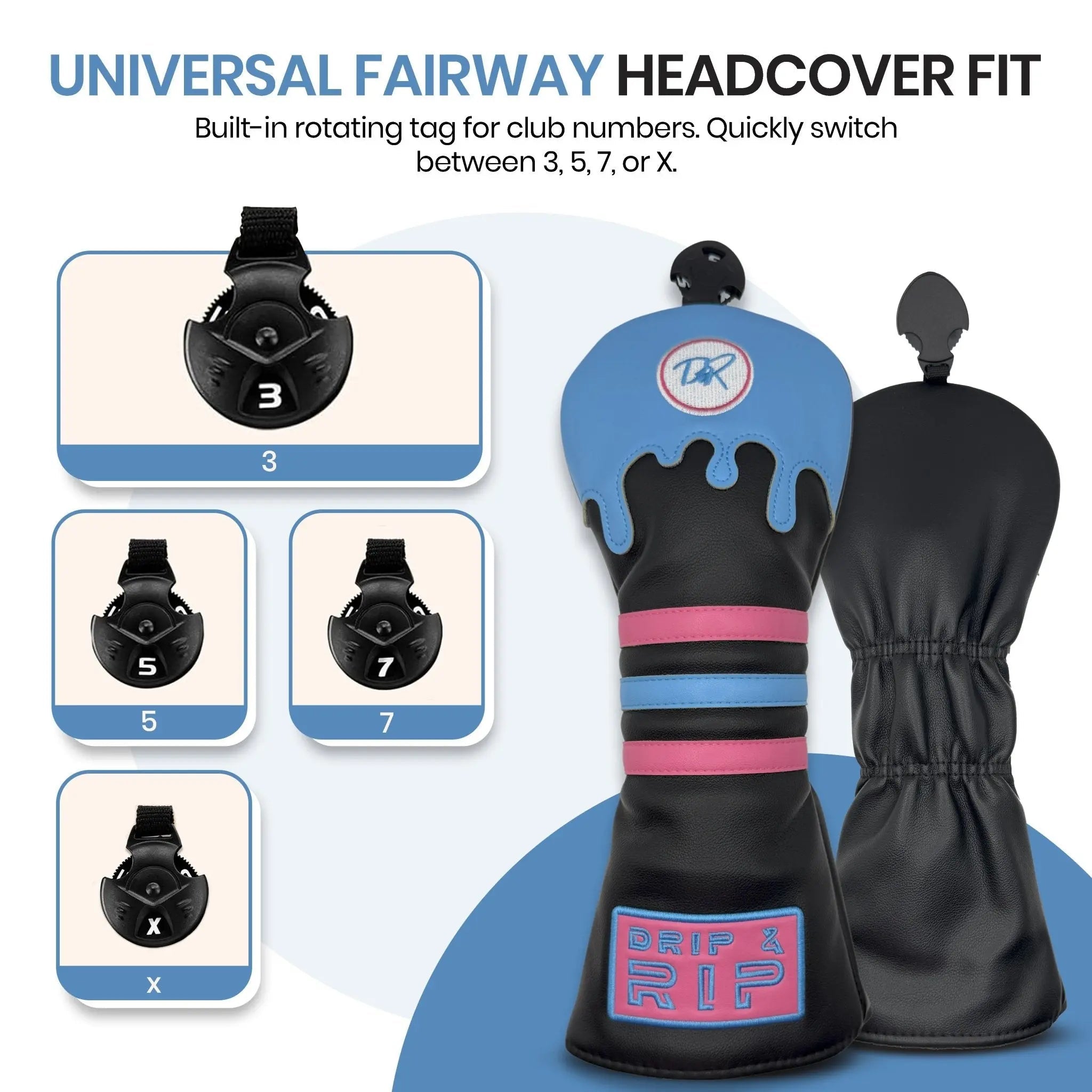 Drip & Rip™ Bomber Series Vice Vice Baby Fairway Wood Headcover
