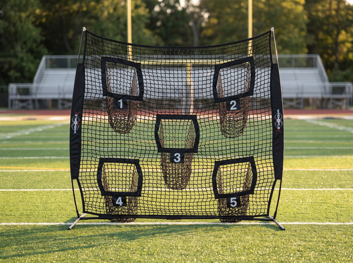 Web Flex 7x7 Multi-Sport Net | 5 Numbered Target Pockets